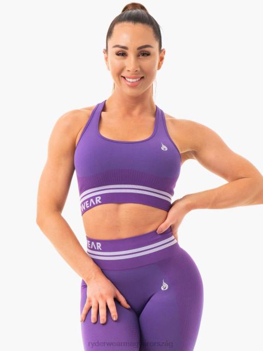 ruházat Ryderwear freestyle varrat nélküli longline sportmelltartó lila nők B48F460