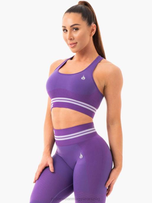 ruházat Ryderwear freestyle varrat nélküli longline sportmelltartó lila nők B48F460