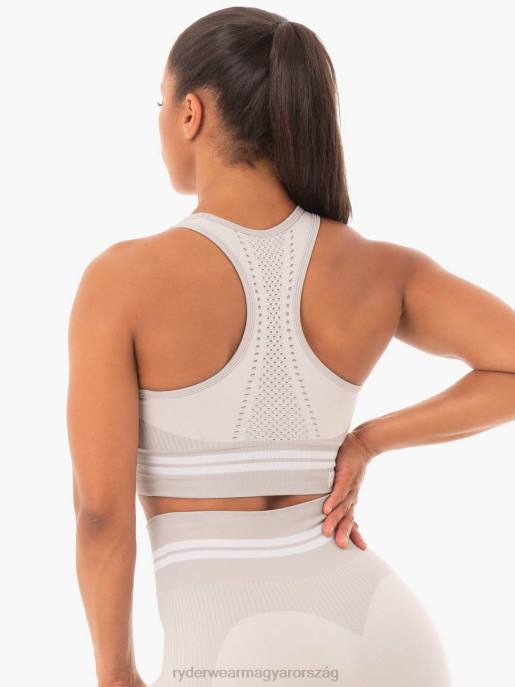 ruházat Ryderwear freestyle varrat nélküli longline sportmelltartó szürke nők B48F495