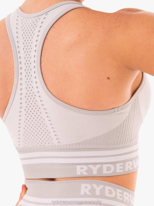 ruházat Ryderwear freestyle varrat nélküli longline sportmelltartó szürke nők B48F495
