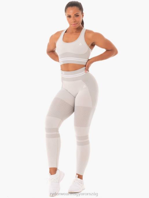 ruházat Ryderwear freestyle varrat nélküli longline sportmelltartó szürke nők B48F495