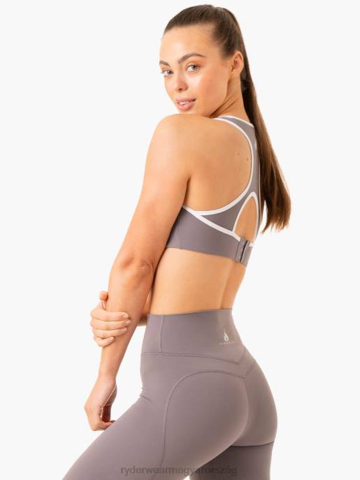 ruházat Ryderwear frekvencia nagy hatású sportmelltartó füstszürke nők B48F278