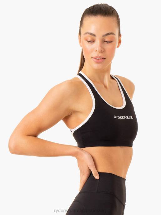 ruházat Ryderwear frekvencia nagy hatású sportmelltartó fekete nők B48F279
