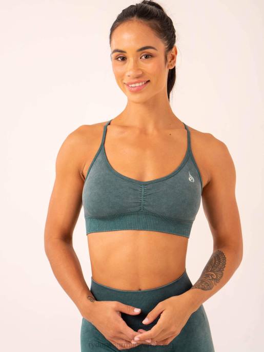 ruházat Ryderwear kőmosású varrat nélküli sportmelltartó benzines kőmosás nők B48F197