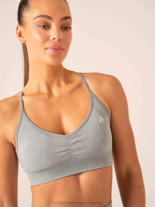 ruházat Ryderwear kőmosású varrat nélküli sportmelltartó zsálya kőmosó nők B48F195
