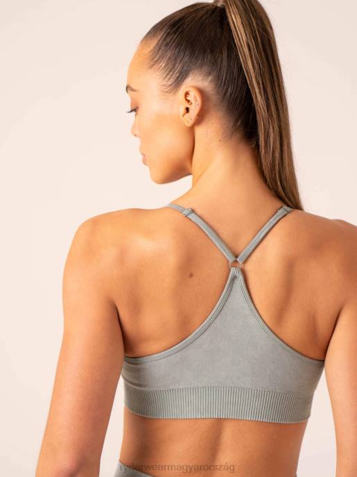 ruházat Ryderwear kőmosású varrat nélküli sportmelltartó zsálya kőmosó nők B48F195