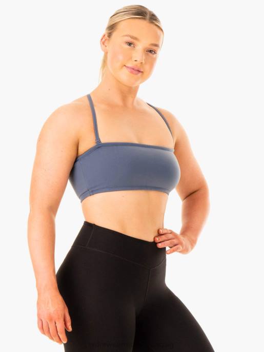 ruházat Ryderwear kabrió bandeau sportmelltartó acél kék nők B48F327