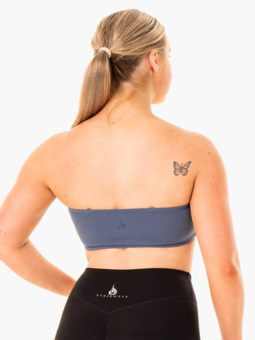 ruházat Ryderwear kabrió bandeau sportmelltartó acél kék nők B48F327