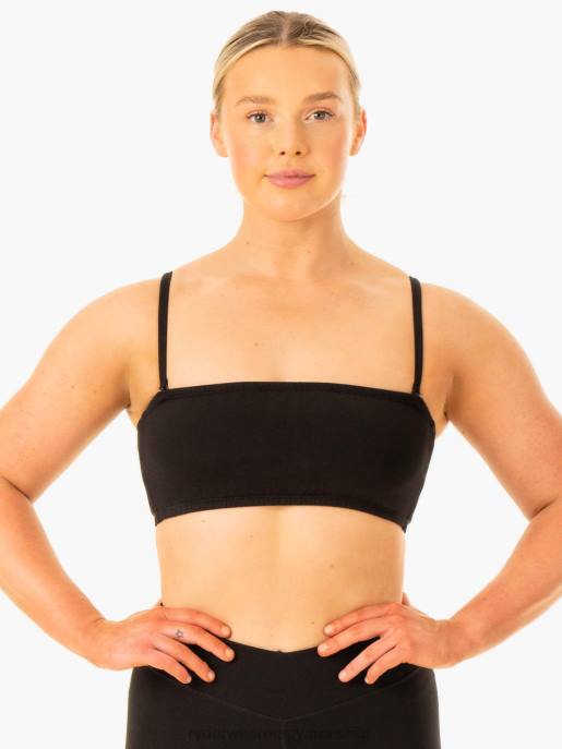 ruházat Ryderwear kabrió bandeau sportmelltartó fekete nők B48F330