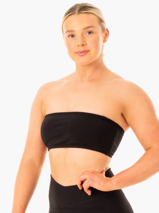 ruházat Ryderwear kabrió bandeau sportmelltartó fekete nők B48F330