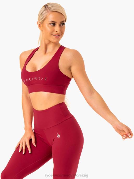 ruházat Ryderwear kapcsok keresztben a sportmelltartón bor vörös nők B48F387
