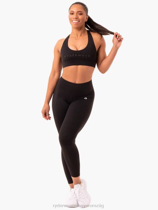 ruházat Ryderwear kapcsok keresztben a sportmelltartón fekete nők B48F390