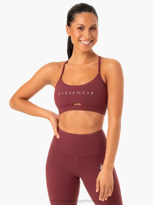 ruházat Ryderwear kapcsos sportmelltartó Burgundia nők B48F435