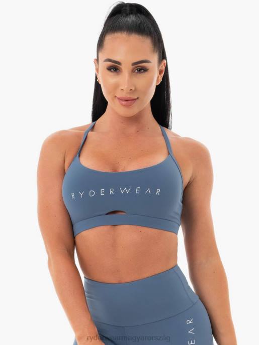 ruházat Ryderwear kapcsos sportmelltartó acél kék nők B48F499