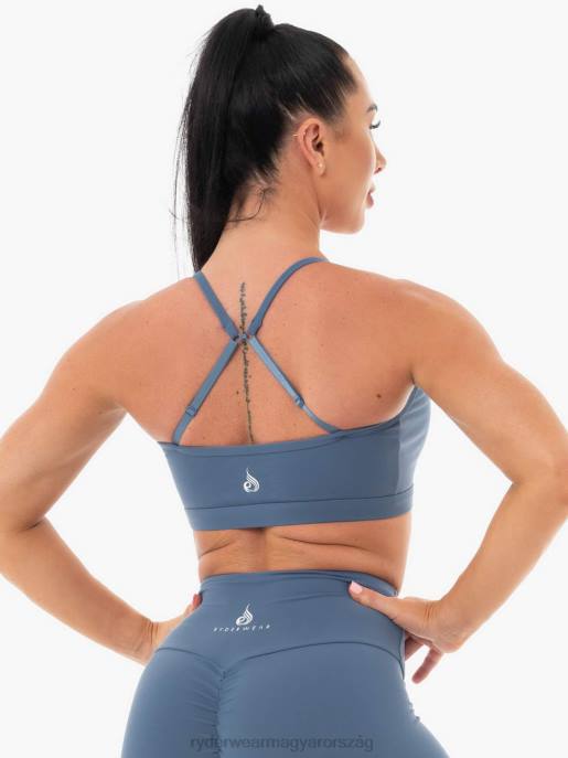 ruházat Ryderwear kapcsos sportmelltartó acél kék nők B48F499