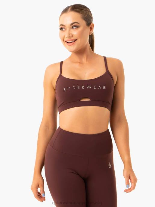 ruházat Ryderwear kapcsos sportmelltartó csokoládé nők B48F434