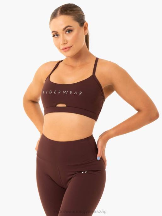 ruházat Ryderwear kapcsos sportmelltartó csokoládé nők B48F434
