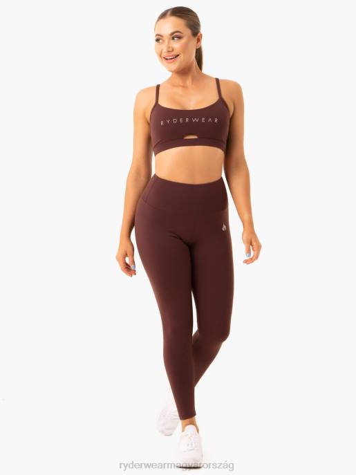 ruházat Ryderwear kapcsos sportmelltartó csokoládé nők B48F434
