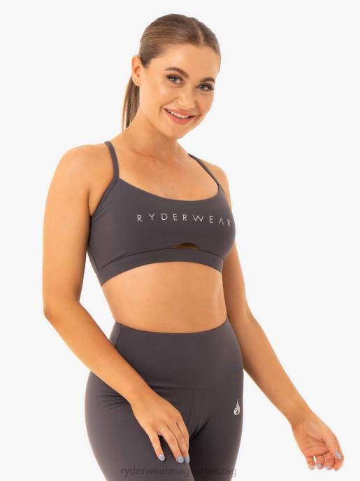 ruházat Ryderwear kapcsos sportmelltartó faszén nők B48F432