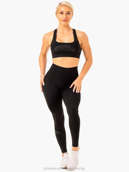 ruházat Ryderwear knockout racer hátsó sportmelltartó fekete nők B48F392