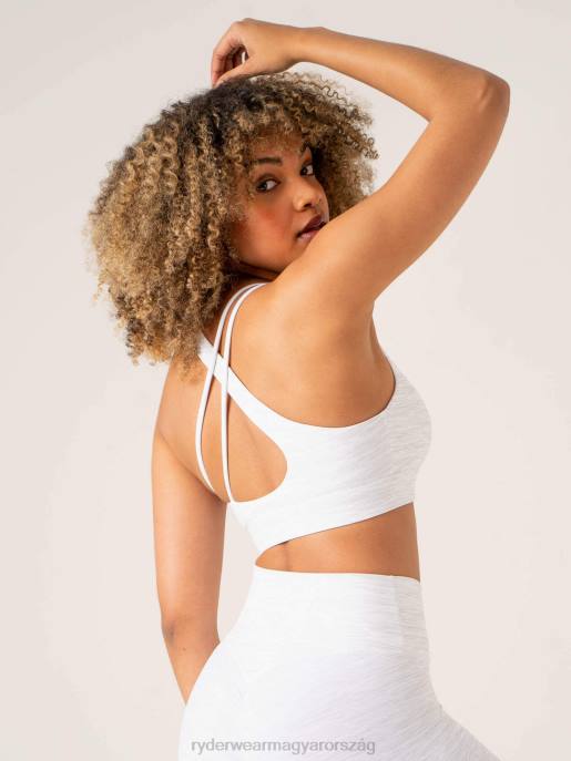 ruházat Ryderwear lendületes V-nyakú sportmelltartó hószürke márga nők B48F265