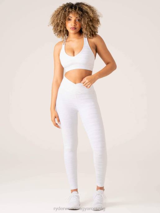 ruházat Ryderwear lendületes V-nyakú sportmelltartó hószürke márga nők B48F265