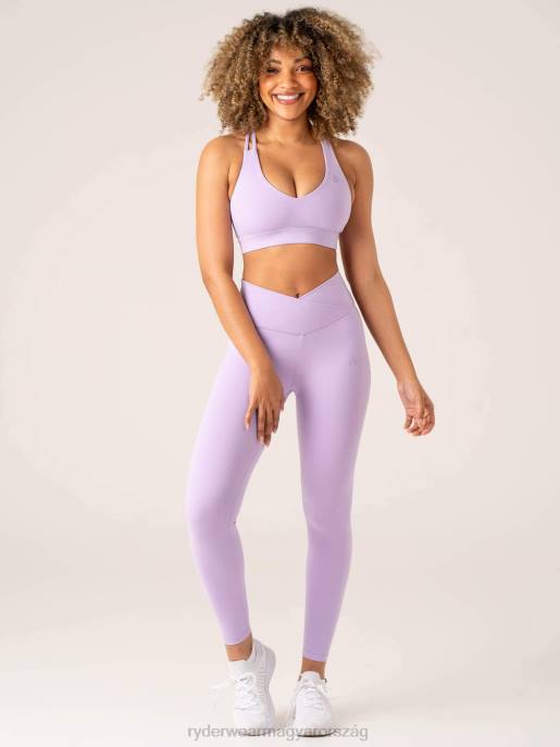 ruházat Ryderwear lendületes V-nyakú sportmelltartó levendula nők B48F266