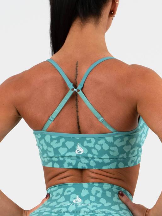 ruházat Ryderwear állati sportmelltartó leopárd kékeszöld nők B48F509