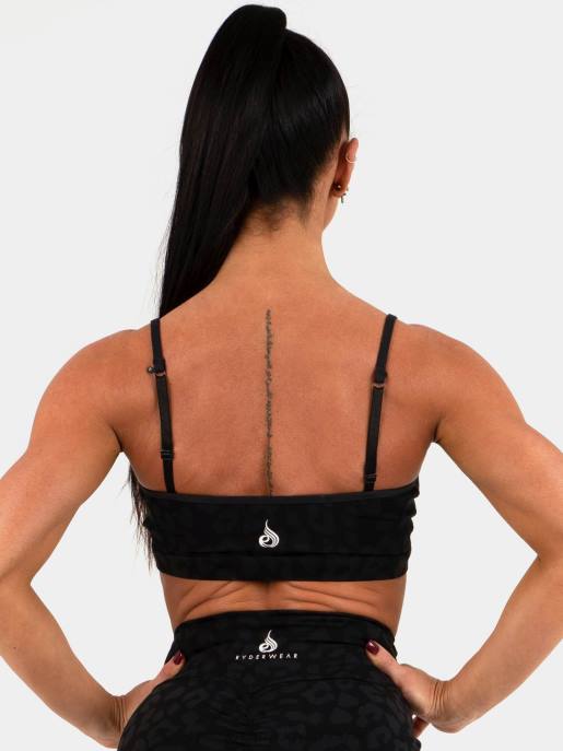 ruházat Ryderwear állati sportmelltartó leopárdfekete nők B48F512