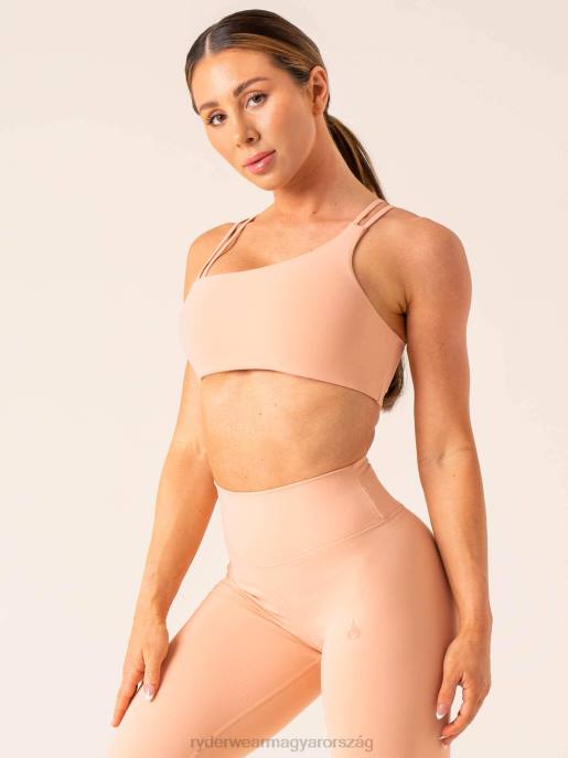 ruházat Ryderwear megállíthatatlan egy vállú sportmelltartó őszibarack nők B48F244