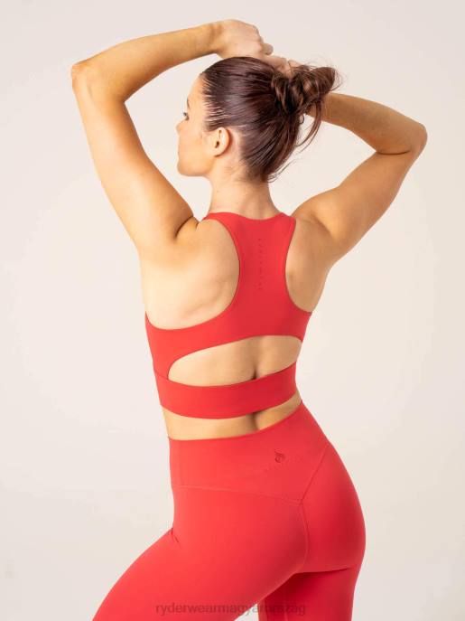 ruházat Ryderwear nkd íves sportmelltartó piros nők B48F240