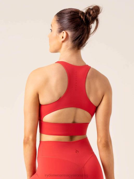 ruházat Ryderwear nkd íves sportmelltartó piros nők B48F240