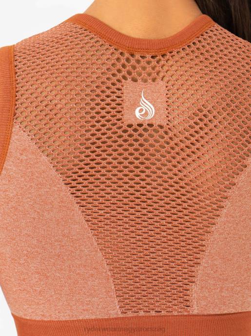 ruházat Ryderwear oasis varrat nélküli crop top sivatagi rozsda nők B48F501