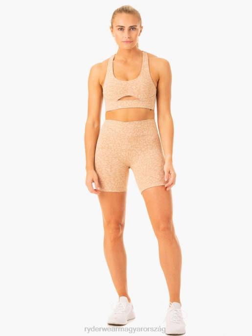 ruházat Ryderwear rotációs sportmelltartó homokkő leopárd nők B48F308