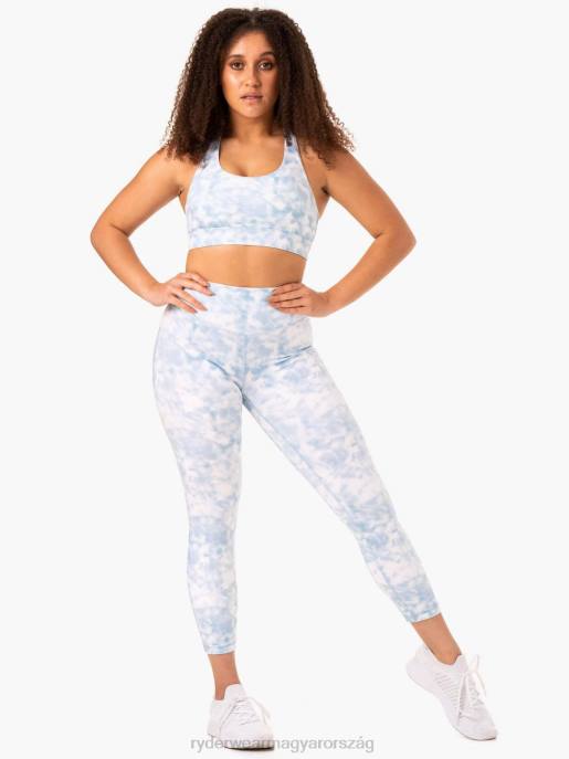 ruházat Ryderwear sportmelltartó acélkék nyakkendőfesték nők B48F409