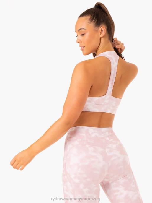 ruházat Ryderwear sportmelltartó mályva rózsaszín nyakkendőfesték nők B48F410
