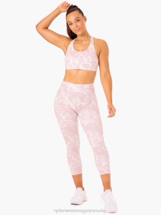 ruházat Ryderwear sportmelltartó mályva rózsaszín nyakkendőfesték nők B48F410