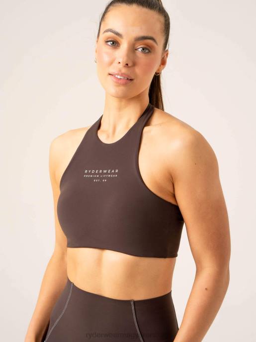 ruházat Ryderwear stride halter sportmelltartó csokoládé nők B48F225
