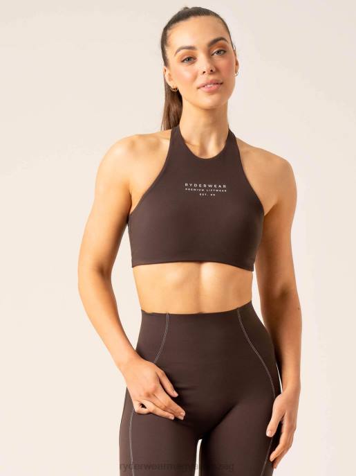 ruházat Ryderwear stride halter sportmelltartó csokoládé nők B48F225