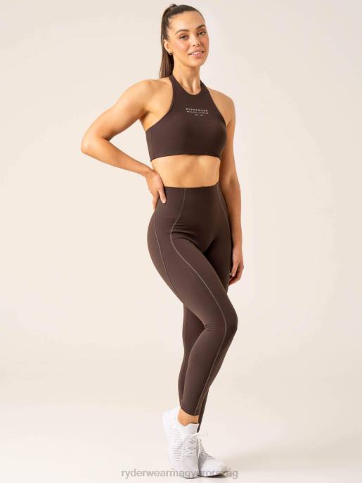 ruházat Ryderwear stride halter sportmelltartó csokoládé nők B48F225