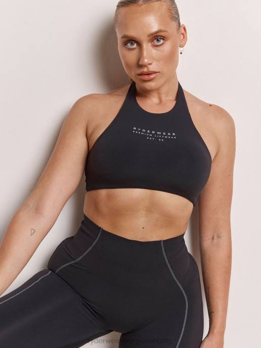 ruházat Ryderwear stride halter sportmelltartó fekete nők B48F226