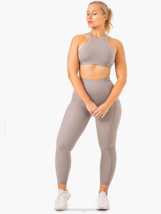 ruházat Ryderwear szinttel feljebb erős hatású sportmelltartó acélszürke nők B48F291