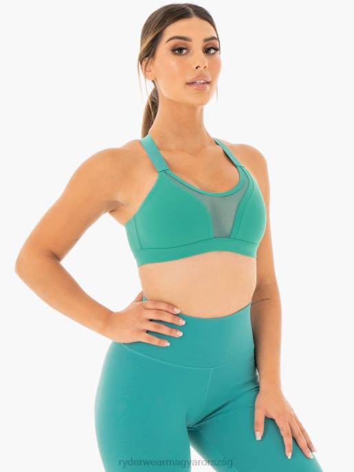 ruházat Ryderwear ütközőhálós kontúr sportmelltartó türkiz nők B48F446