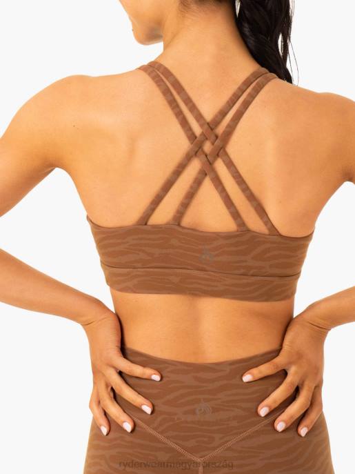 ruházat Ryderwear transform twist sportmelltartó csokoládé zebra nők B48F281