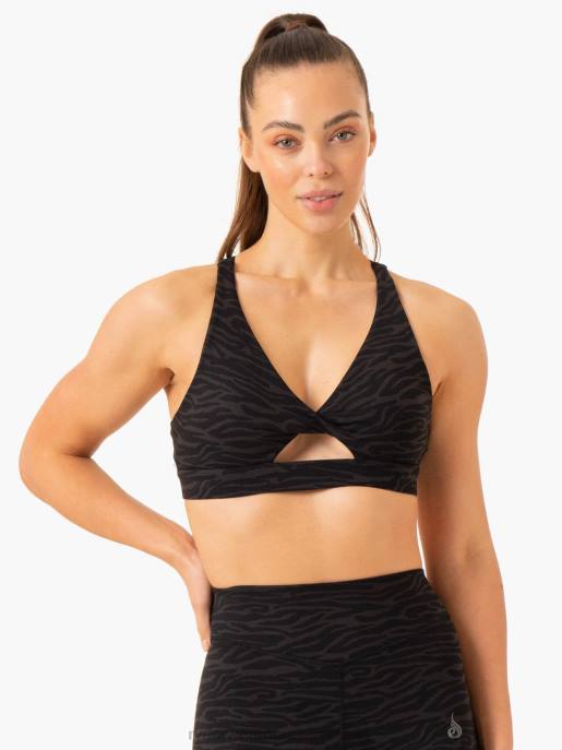 ruházat Ryderwear transform twist sportmelltartó fekete zebra nők B48F282