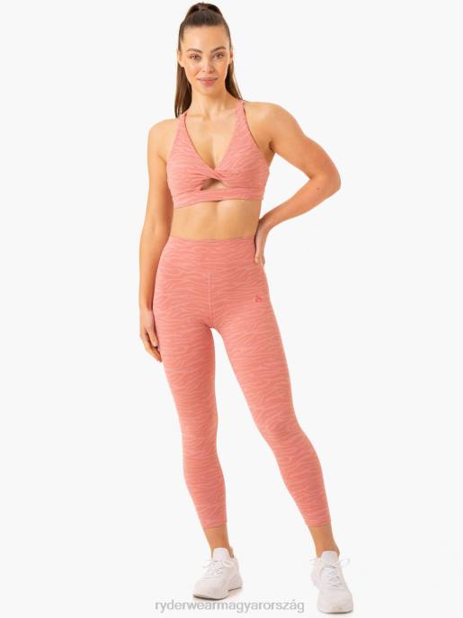 ruházat Ryderwear transform twist sportmelltartó rózsaszín zebra nők B48F280