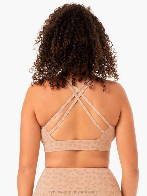 ruházat Ryderwear ultra V-nyakú sportmelltartó cser leopárd nők B48F374