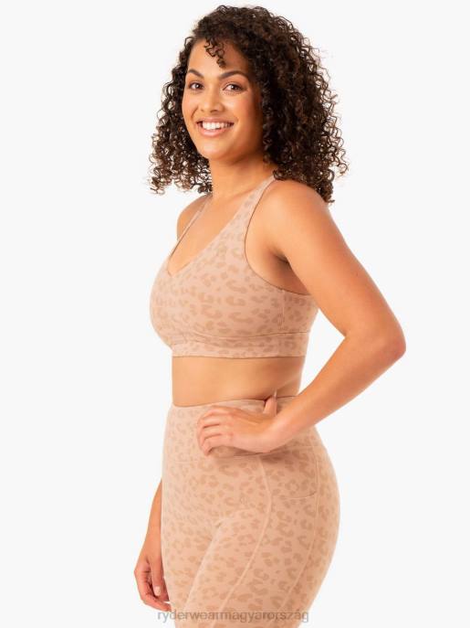 ruházat Ryderwear ultra V-nyakú sportmelltartó cser leopárd nők B48F374
