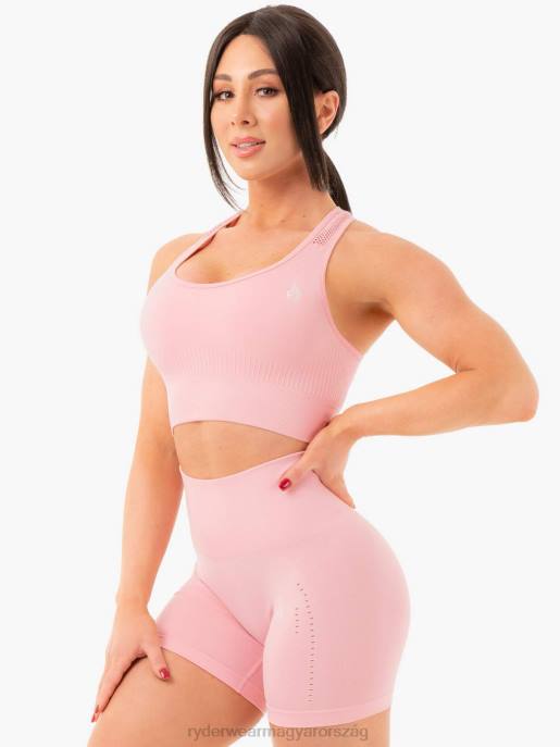 ruházat Ryderwear varrat nélküli kapcsos sportmelltartó babarózsaszín márga nők B48F472