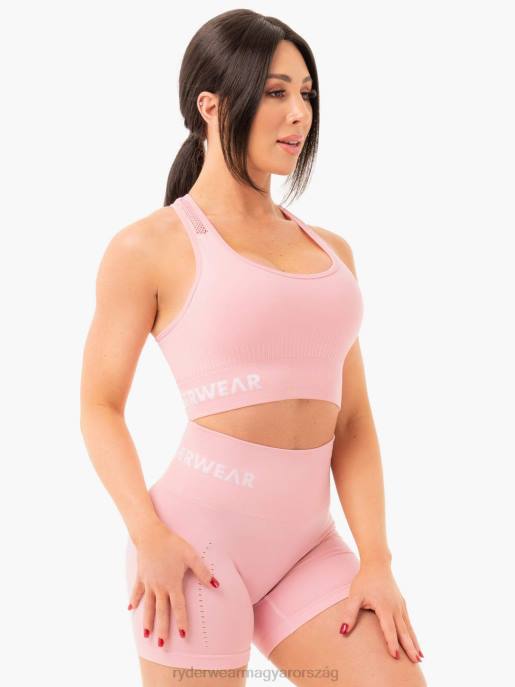 ruházat Ryderwear varrat nélküli kapcsos sportmelltartó babarózsaszín márga nők B48F472